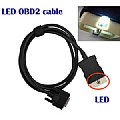 LED OBD2 cable for CDP/DS150